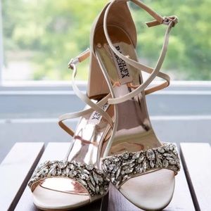 BHLDN Badgley Mischka Harper Sz 7 Heels NWT